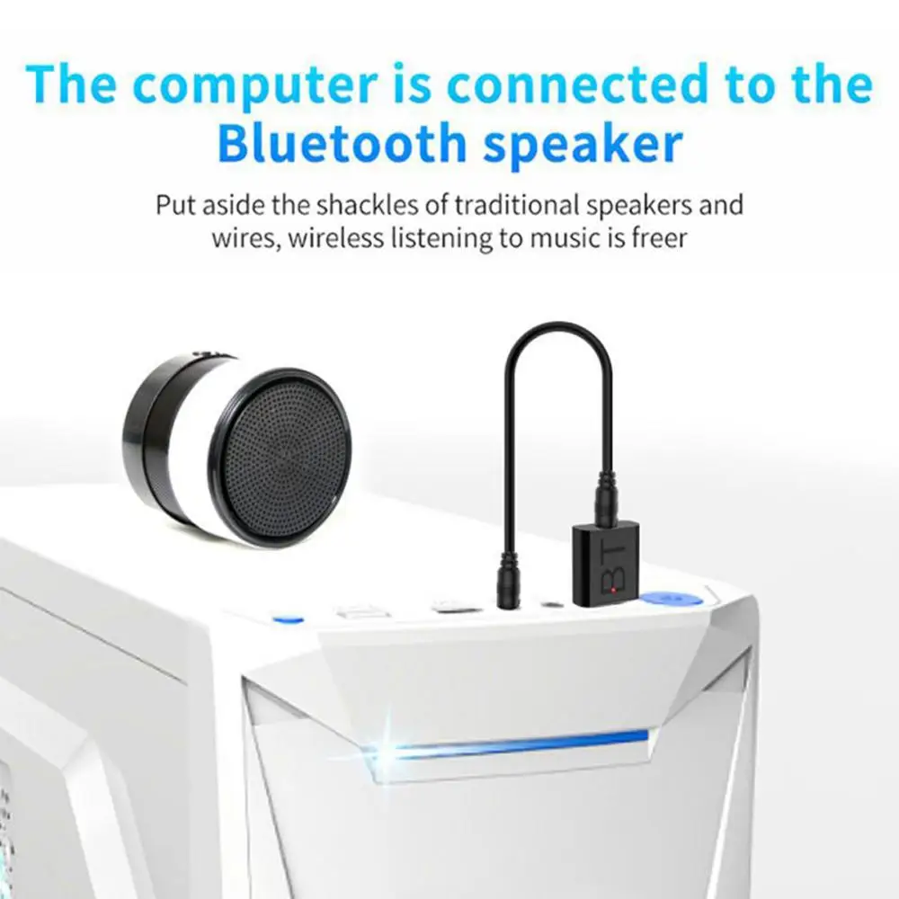 3,5 мм беспроводной Bluetooth 5,0+ EDR USB AUX аудио музыкальный приемник адаптер аудио передатчик/приемник адаптер 40DEC25