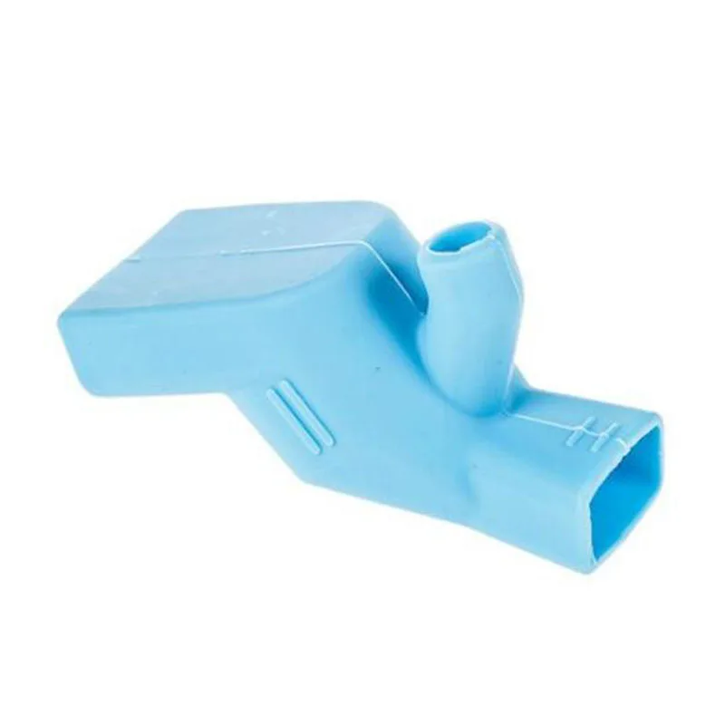200pcs Elastic Silicone Water Tap Extension Sink Children Washing Device Faucet Extenders Bathroom Kitchen Sink Faucet Guide - Цвет: Blue