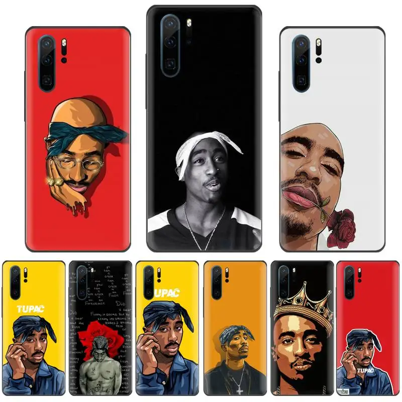 2pac Тупак рэп мужской певец шикарный Милый чехол для телефона Funda Huawei P9 P10 P20 P30 Lite 2016