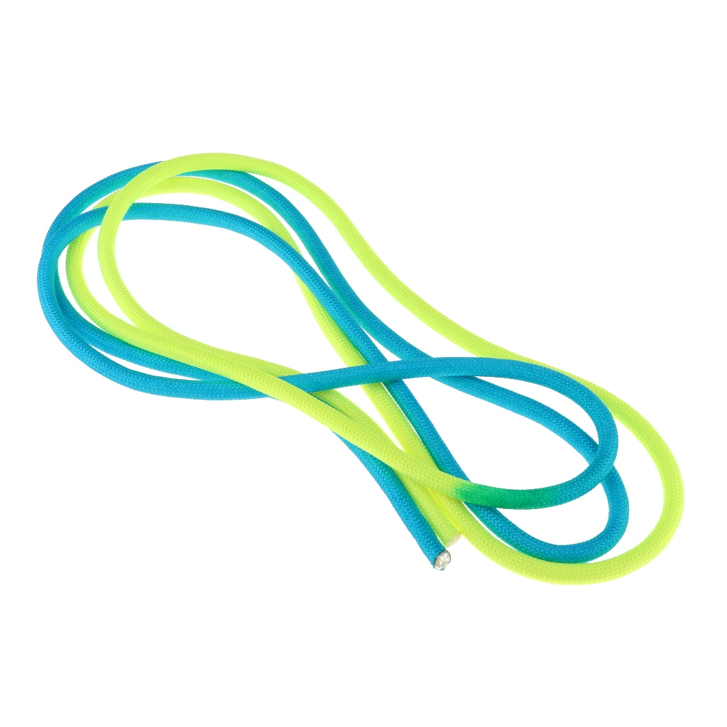 Rainbow Colour Artistic Gymnastics Rope Exercise Fitness Sports Training Rope Jump Ropes Sports Fitness Equipments
