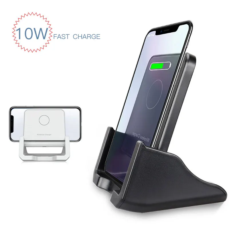 

IMIDO Wireless Charger Holder Fast Wireless Charger Phone Charger for iPhone 11 Pro X XS 8 XR Samsung note9 S10 S8 S10E