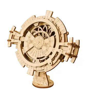 

3D Wooden Treasure Box Puzzle Unique Model Kits to Build Mechanical Engineering Kits Great Birthday for Adults and Children