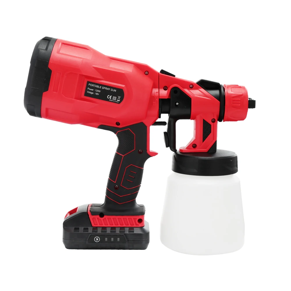 Электрический распылитель краски 800 мл домашний пистолет высокого давления