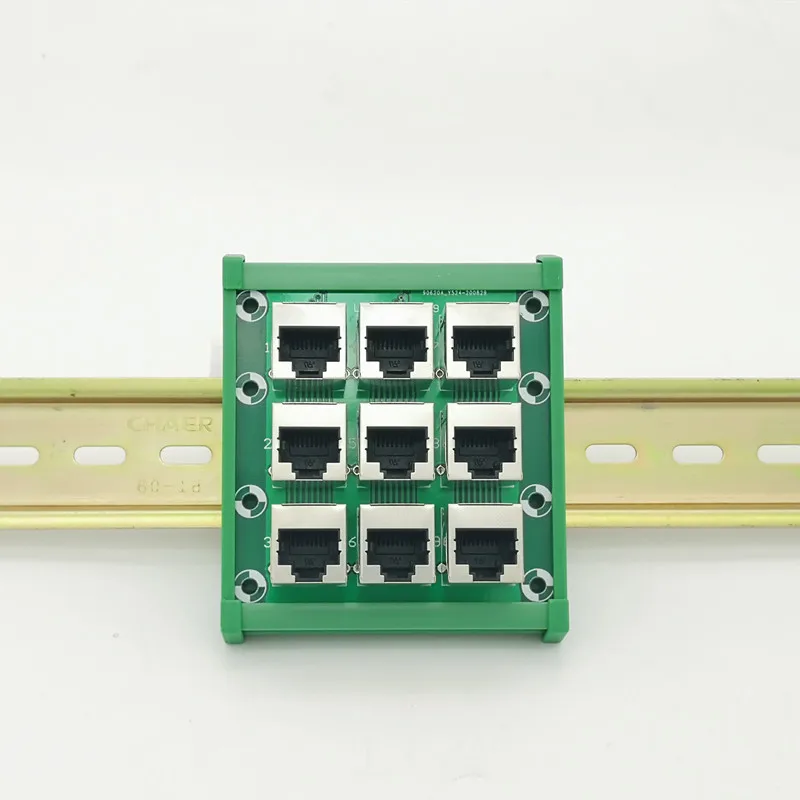 Description Picture 6 of itemRJ45 8P8C Jack 9-Way Buss Breakout Board,Terminal Block, Connector.