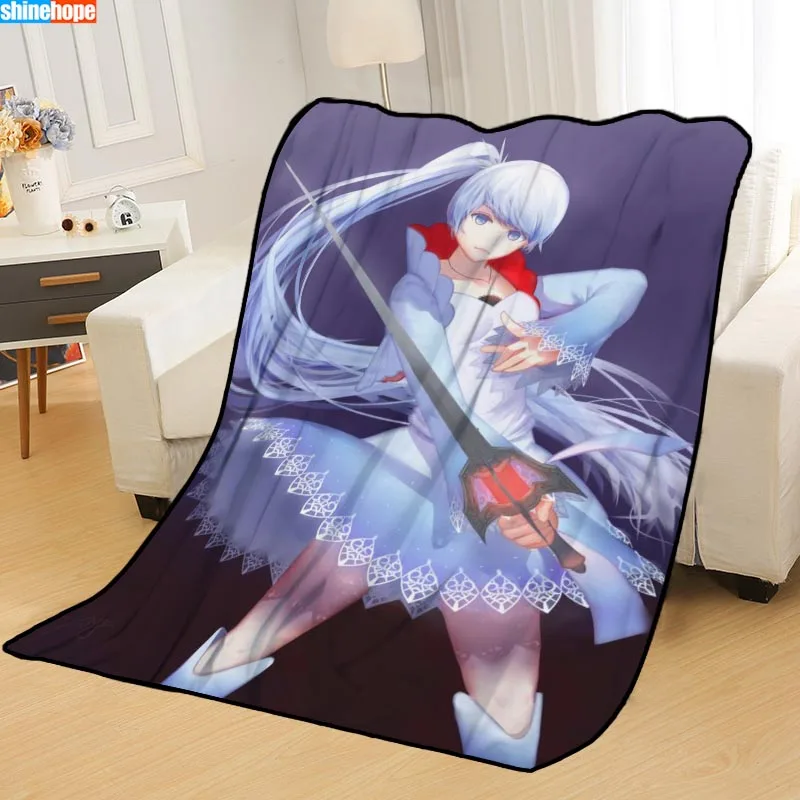 На заказ RWBY Yang Одеяла Пледы одеяло мягкое одеяло летнее одеяло аниме одеяло путешествия одеяло - Цвет: Blanket 13