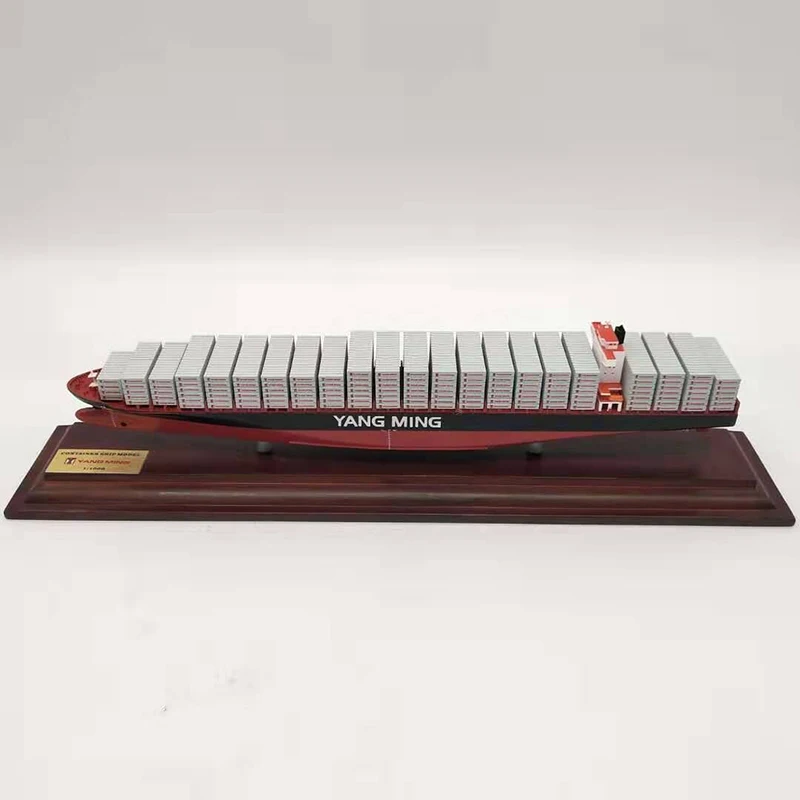^*Best Offers 35CM YANGMING Container Ship Model Shipping 1: 1000 YML Cargo Custom Model Birthday Gift Bulk Carrier Static ornaments ^*Best Offers 35CM YANGMING Container Ship Model Shipping 1: 1000 YML Cargo Custom Model Birthday Gift Bulk Carrier Static ornaments