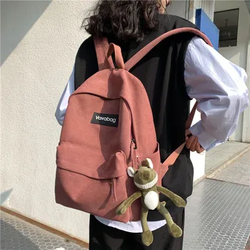 

Backpack For Women 2020 Female Bag Girl Laptop Black Fabric Bag-Backpack Women'S Teen Backpacks Girls