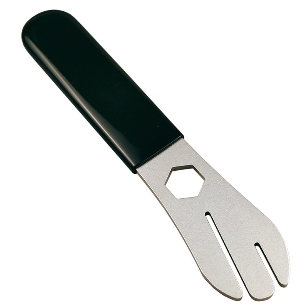 

Bicycle Disc Brake Wrench Bike Rotor Alignment Truing Tool Adjustment Stainless Steel Black for Bike Repairing