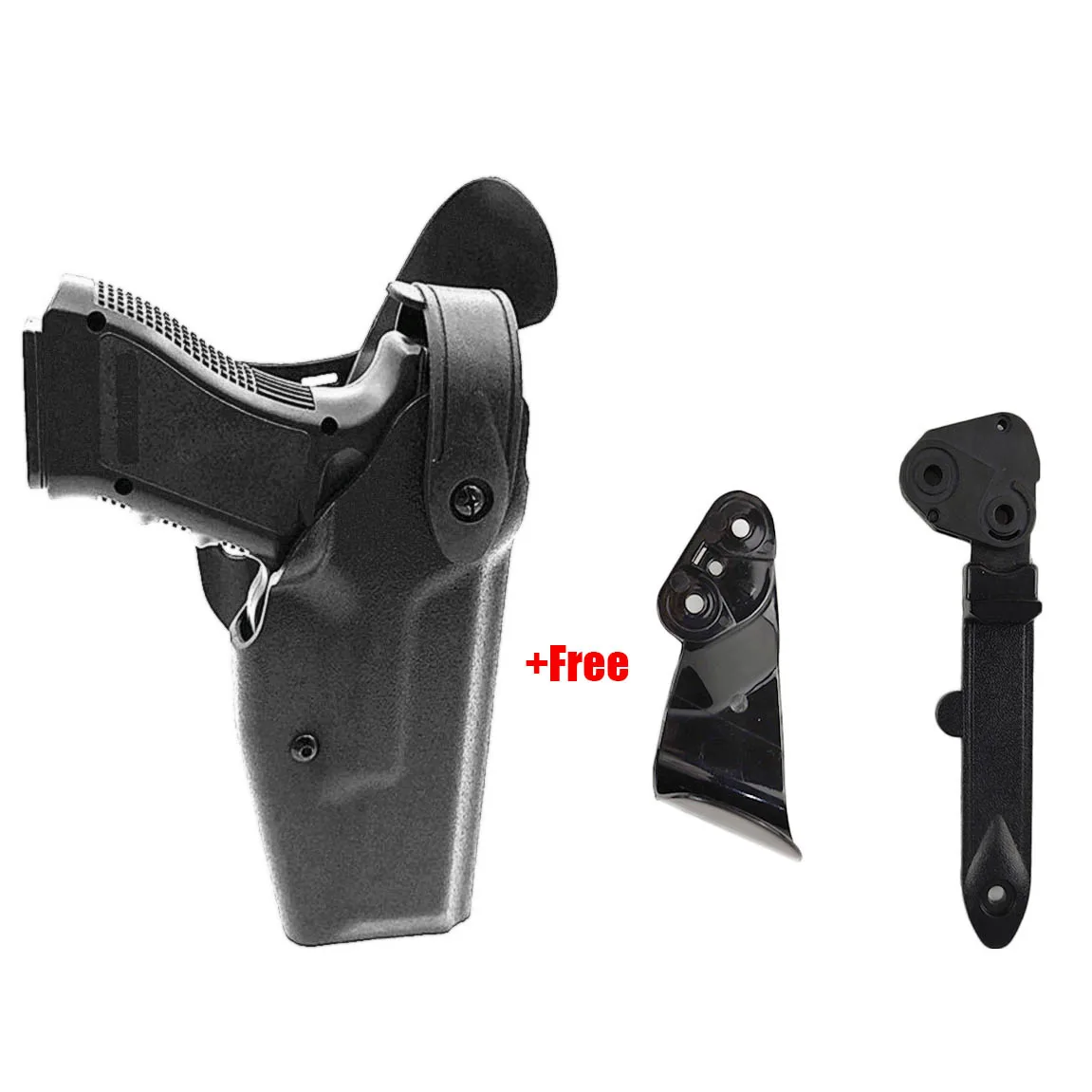 Tactical Belt Gun Holster Safety Arch Buckle for Glock 17 19 Usp M1911 P226 M9 Airsoft Pistol Waist Button Accessories | Спорт и