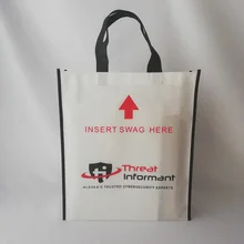 Многоразовые пользовательские логотипы 1000 шт./партия рекламные сумки для покупок 40x35x10 см поставляются в различных размерах и стилях зеленых покупателей