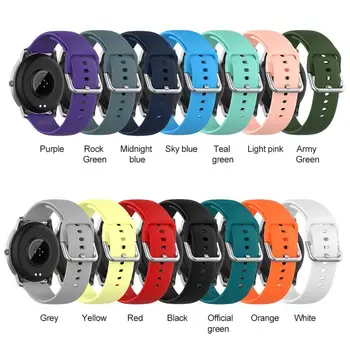 

12 Color Silicone Strap For Xiaomi Haylou Solar LS05 Watch Band 22mm Watchband For Haylou Solar LS05 Silicone Sports Strap