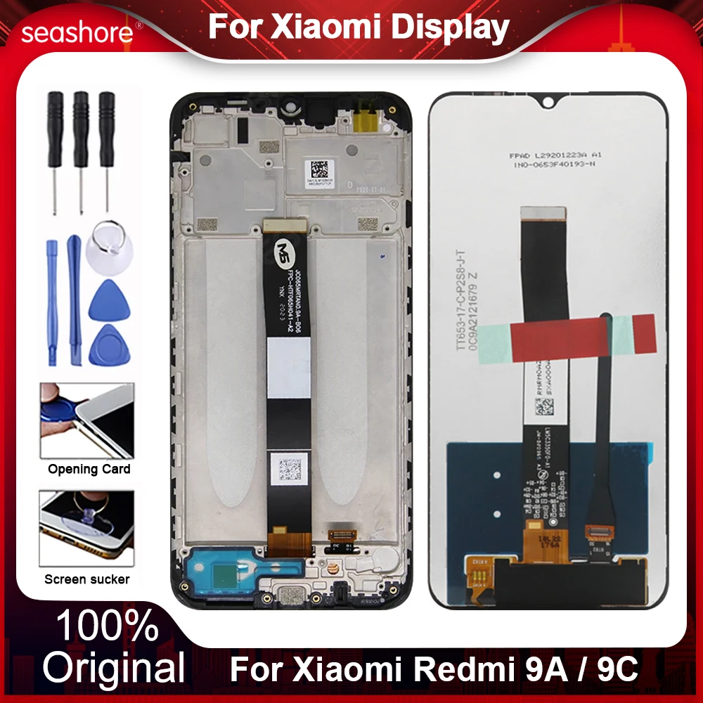 Original Display For Xiaomi Redmi 9A Display Touch Screen For Redmi 9C LCD Display Digitizer Replacement Parts M2006C3LG ,C3LI