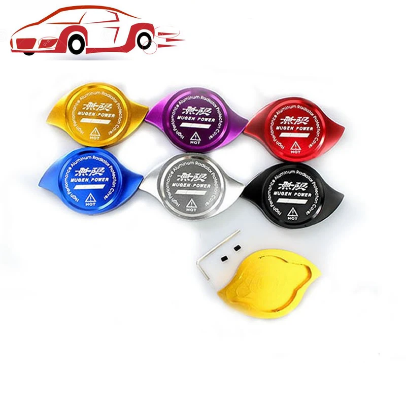 Mugen Radiator Cap Cover Car Tank Cover Fit For HONDA Accord Civic CR-V CR-Z CRX ACURA CL CSX ILX MDX NSX for fuel tank cover,radiator cap