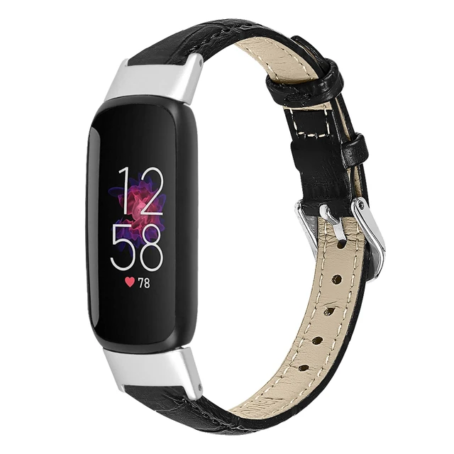 Bracelet de rechange en cuir pour Fitbit, de Luxe, pour montre  intelligente, pour femmes et hommes