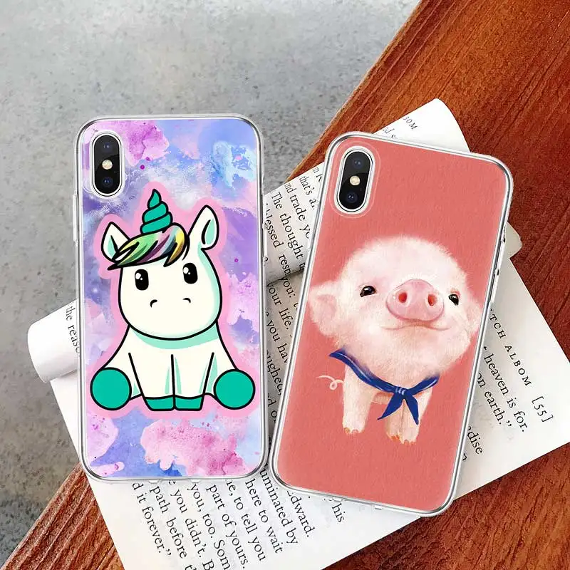 紫底独角兽、毛绒小猪-1