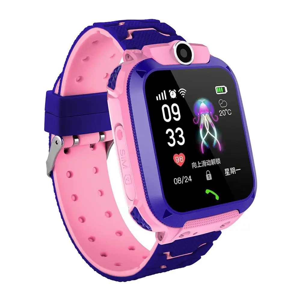 

Hot Sale For Children Multifunctional SIM Card 2G Network Camera SOS Kids Safety Smart Bracelet Watch Multifunctional 2G Network