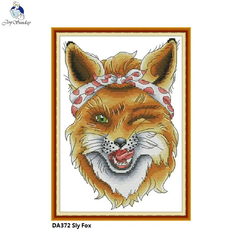 Набор для вышивки крестом Joy Sunday Sly Fox 11CT и 14CT набор рукоделия домашнего