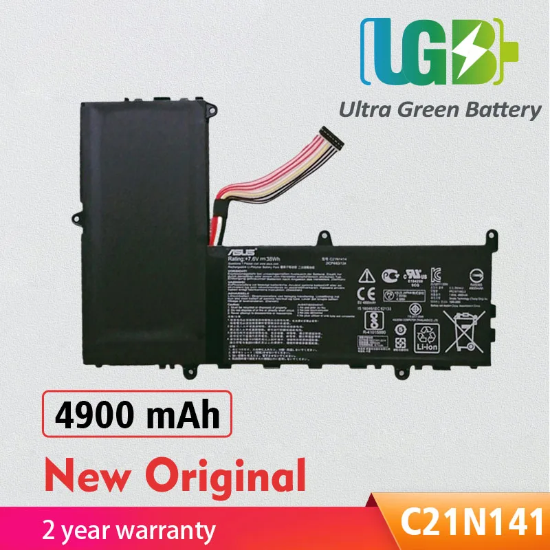 UGB новый оригинальный C21N1414 Аккумулятор для ноутбука ASUS EeeBook X205T X205TA X205TA-BING-FD015B 11