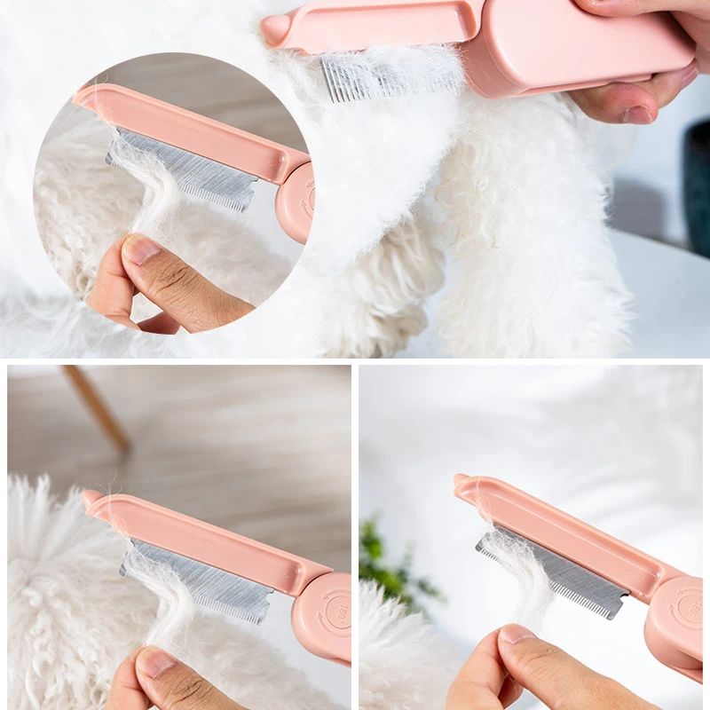 2 In 1 Pet Hair Shedding Comb Cat Brush Grooming Tool Teddy Hair Remover Cat Grooming Supplies Hair Removal Comb For Dogs Cats 2 In 1 Pet Hair Shedding Comb Cat Brush Grooming Tool Teddy Hair Remover Cat Grooming Supplies Hair Removal Comb For Dogs Cats