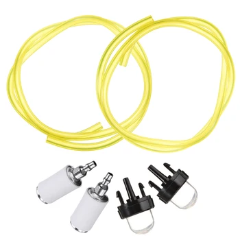 

Garden Lawn Mower Fuel Line Filter Primer Buld Kit for Brush Cutter Lawn Mower Weed Eater Blower Trimmer Garden Tool Parts