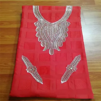 

New Design Nigerian Laces Fabrics Red Color African Cotton Laces Fabrics High Quality 2019 French Swiss Voile Laces yc65-3089