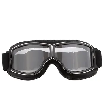 

New Motorcycle Goggles Off-Road Riding Glasses Retro Leather Glasses Anti-Sand Personality Glasses Anti-Fall