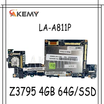 

Akemy ZIJI2 LA-A811P For Lenovo ThinkPad 10 ThinkPad10 notebook motherboard FRU 00HW378 W8P Z3795 4GB 64G/SSD 100% Test OK