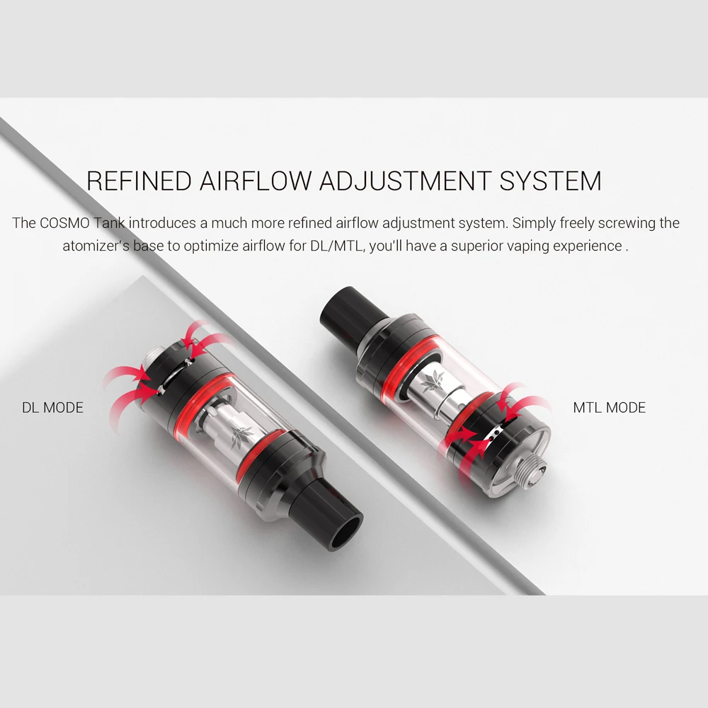  1Vaptio COSMO Electronic Cigarettes Best Kit with1500mAh Battery&2ml Atomizer Hookah Vaporizer 30W 