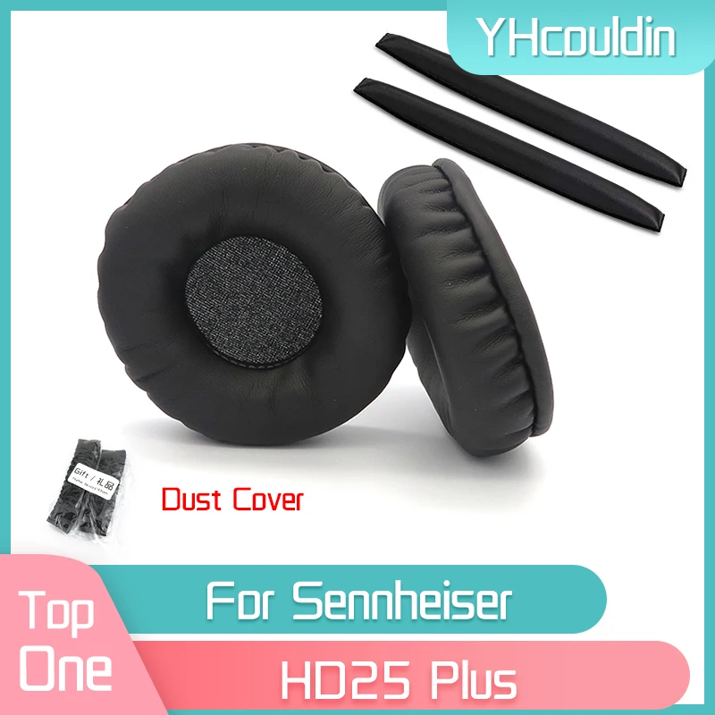 Earpads For Sennheiser Hd25 Plus Headband Headphones Earpad Cushions Covers  Pu Ear Pad Replacement - Earphone Accessories - AliExpress