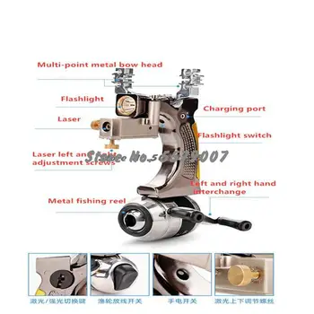 

Powerful Slingshot High Precision Laser Infrared Automatic Aiming Fish Slingshot Outdoor Laser Slingshot With Glare Flashlight