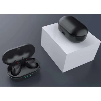 

Active noise cancelling Earphones Wireless Earbuds With Microphone Sports Waterproof Headsets with Charging Box For IOS Android