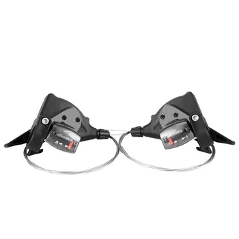 

3x7 8 9 10 11 Speed Bicycle Shifter Brake MTB Bike Riding Cycling Disc Brake Levers with Shift Cable Bike Derailleur Accessories
