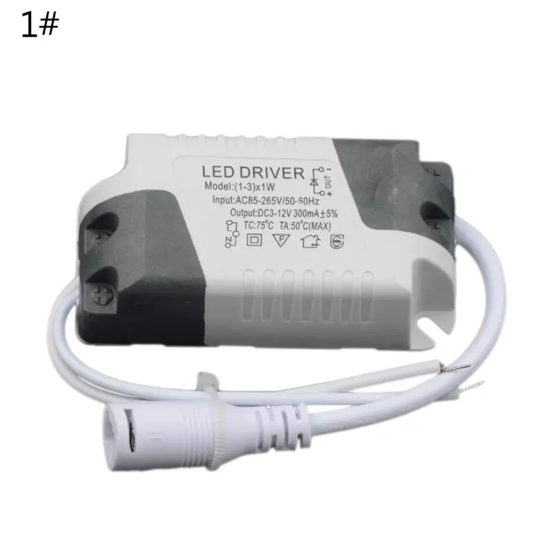 

LED Driver AC85-265V 1-3/4-7/8-12/12-18/18-25W Lighting Transformer Panel Light