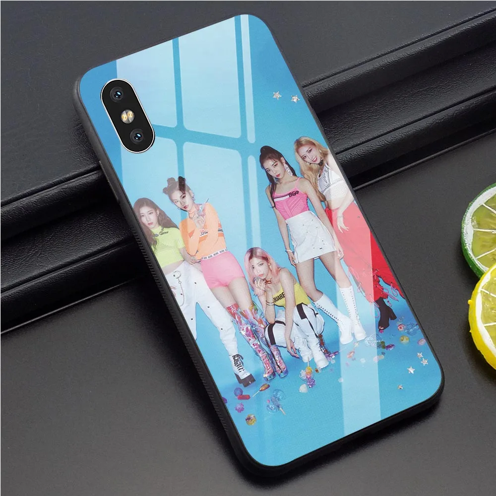Чехол Kpop ITZY из закаленного стекла для телефона iPhone 11 Pro Max чехол 5 дюймов
