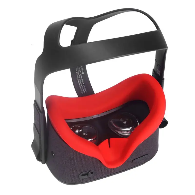Мягкая силиконовая маска для глаз против пота, чехол для Oculus Quest VR Glasses