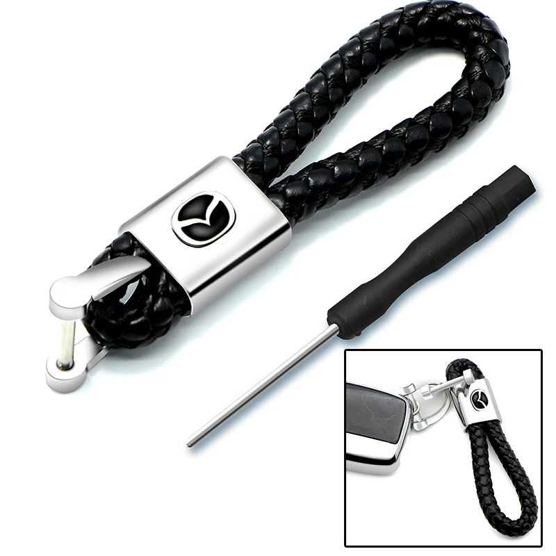 

1PCS New Car Key Chain Car Styling Keychain Key Ring for Mazdas 5 6 323 626 RX8 7 MX3 MX5 Atenza Axela Car Accessories