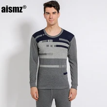 Aismz термобелье наборы для мужчин зима чистый хлопок теплый термо нижнее белье кальсоны для мужчин толстая термо одежда сплошной