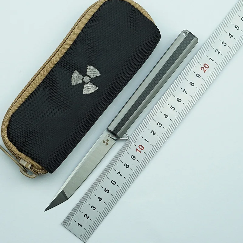Новый складной нож NKAIED JR9389 лезвие M390 рукоятка из титанового/углеродного волокна