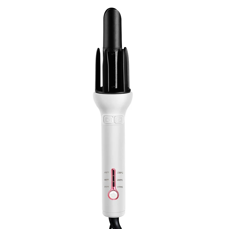 

Automatic Curling Iron Hair Curler Wand Curl Rotating Magic Hair Curling Iron Salon Tools Titanium Auto Hair Curlers Eu Plug Whi