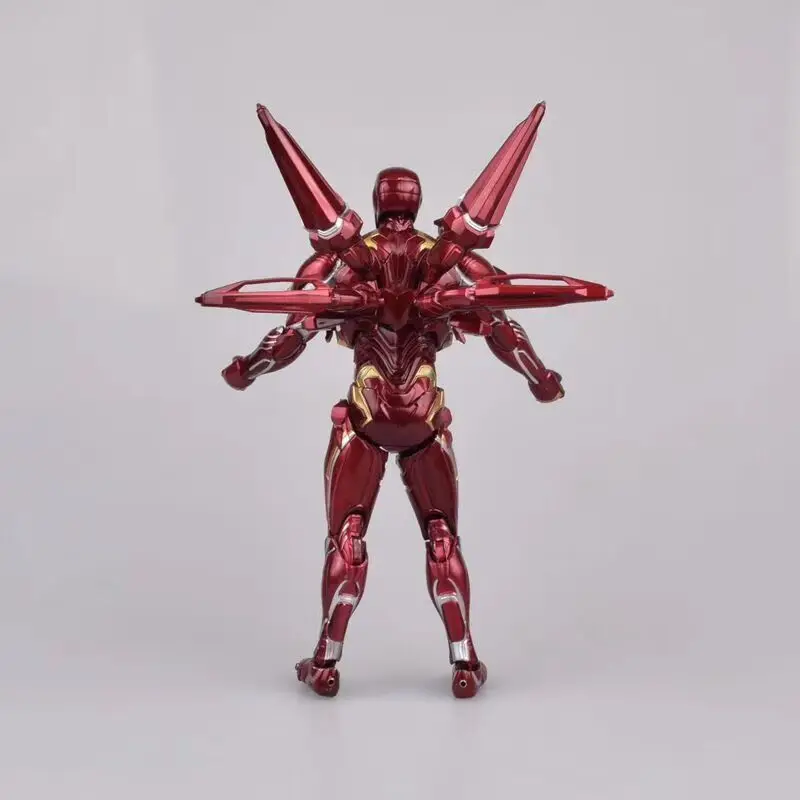 Чудный Фильм Мстители 4 игры SHF Железный человек MK50 нано набор оружия 2 фигурки игрушки куклы подарок на Рождество