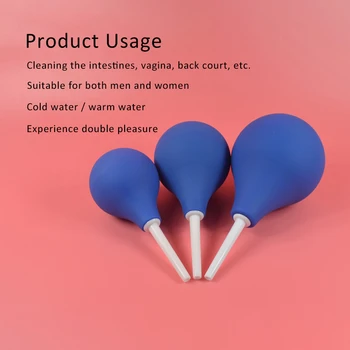 Douche Large Capacity Enema Syringe System Vagina Anal Cleaner Head Nozzle Plug Irrigation Bdsm Erotic Sex Toy For Women Men Gay 5