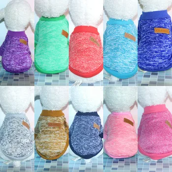

Winter Warm Dog Clothes for Small Dogs Jacket Medium Pets Wool Sweater Multi-color Optional Chihuahua Clothes Teddy Bomi