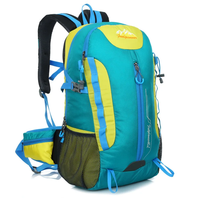 

Feel pioneer Outdoor Bag Waterproof Fabric Backpack Hiking Travel Bag New Style-Processing Customizable