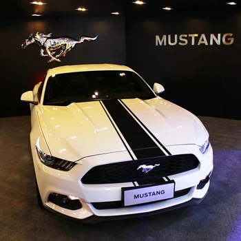 

130cmx34cm Hood Cover Car Sticker Auto Racing Sports Stickers Long Stripe Vinyl Wrap DIY Decals Stylish Car Tuning Accessories