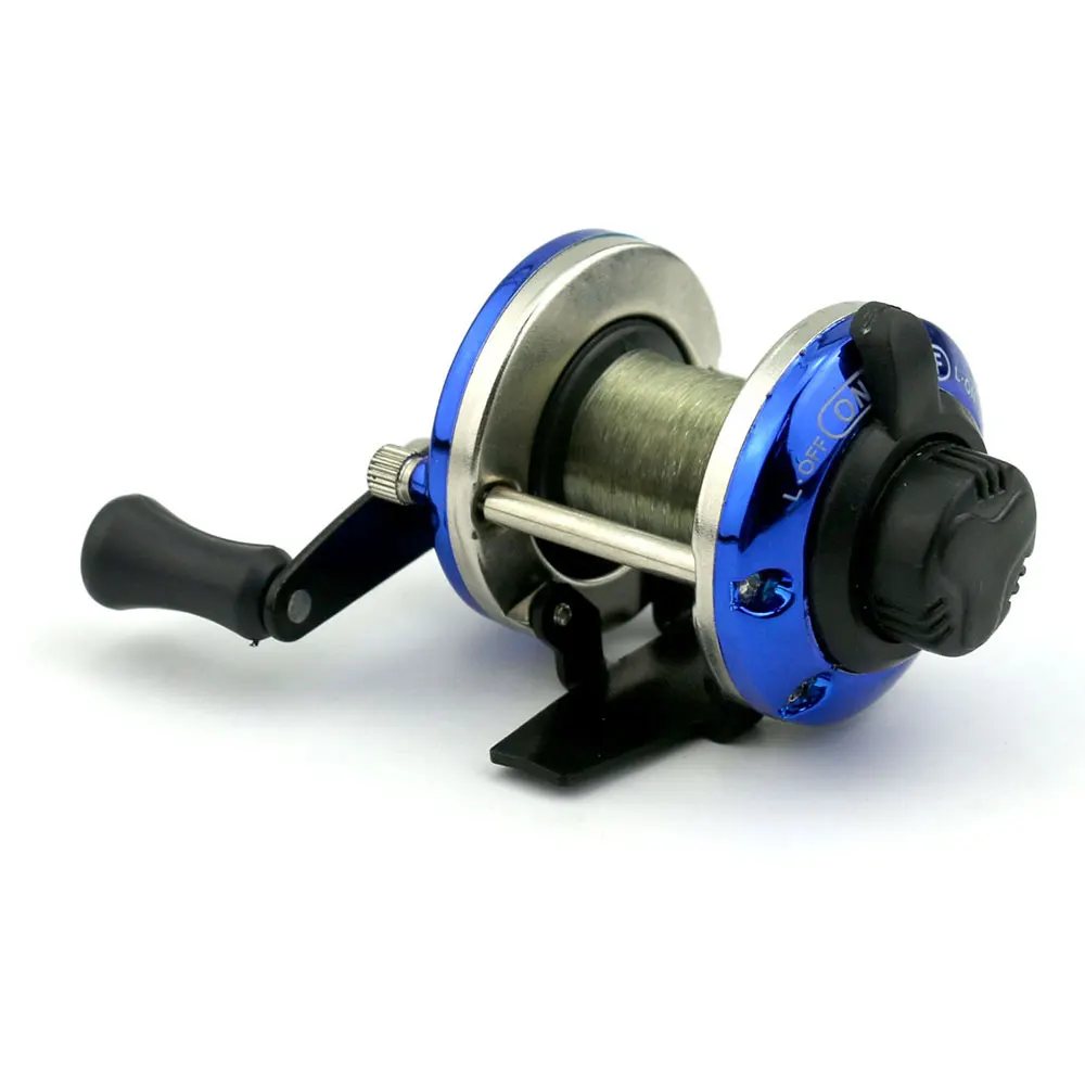 Mini Fishing Tackle Winter Outdoor with Line Alloy Waterproof Spinning Wheel Fishing Reel Gapless High Quality