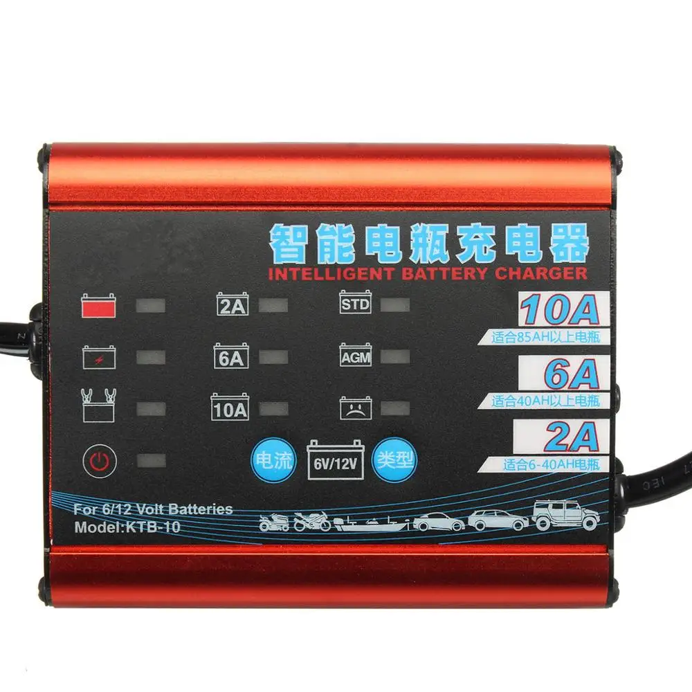 

6V/12V Battery Charger 220V Car Motorcycle Smart Vehicle Desulfator Maintainer