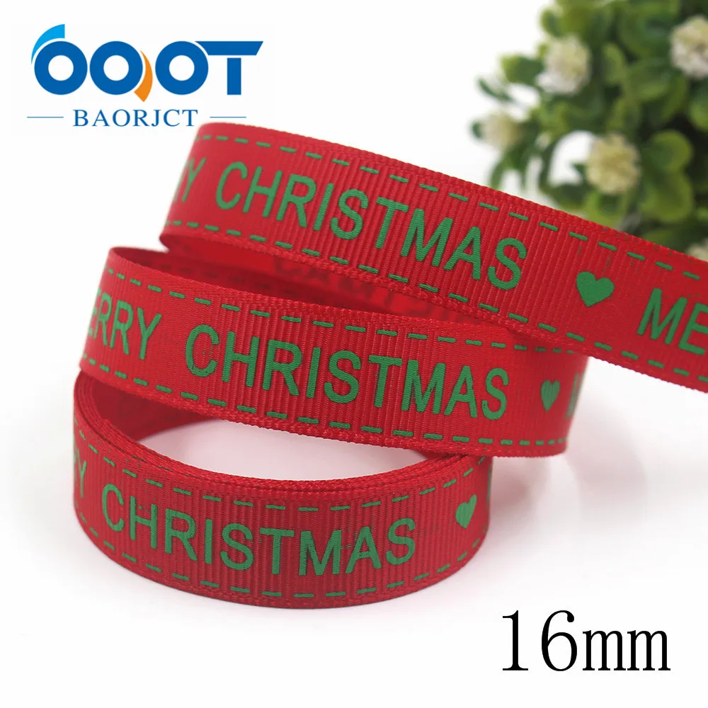 OOOT BAORJCT I-191123-2562, 38 мм 10 ярдов Рождество Снежинка мультфильм корсажные ленты, лук кепки, одежда, вечерние украшения DIY