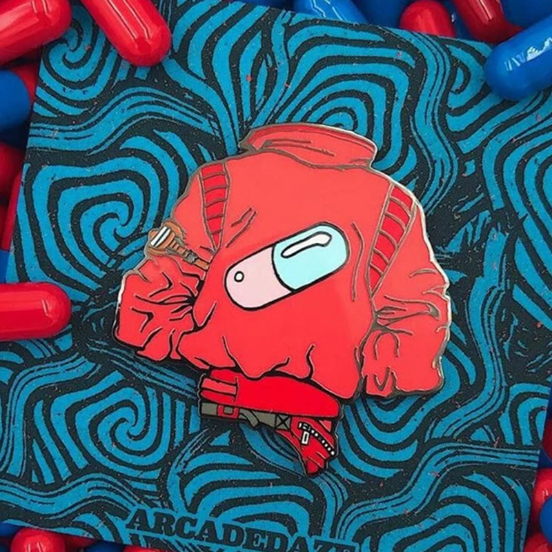Эмалированная брошь Kaneda Jacket Akira значки модные ювелирные изделия Аксессуары для