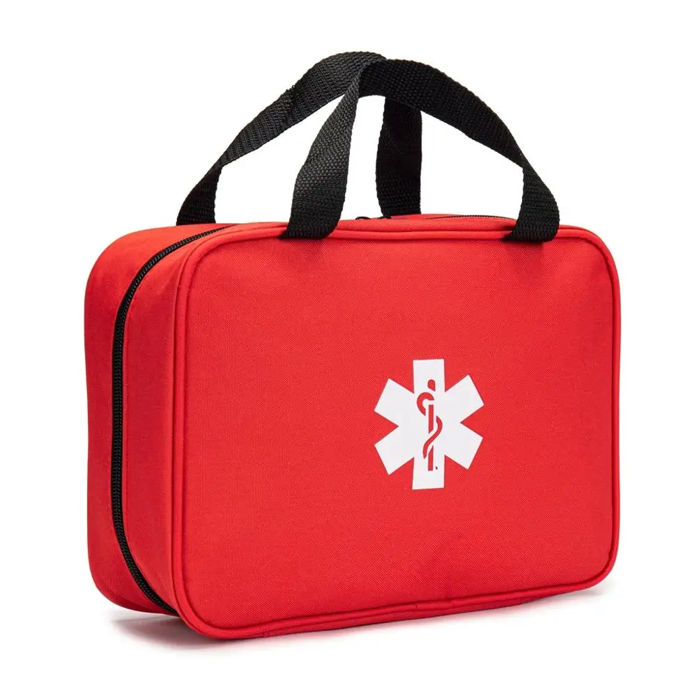 Kit de primeros auxilios de emergencia para coche, botiquín de primeros auxilios para acampar al aire libre