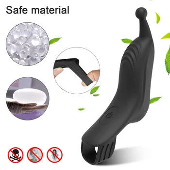 Silicone Vibrator for Women Finger Sleeve G Spot Orgasm Clitoris Stimulator  Female Vibrators Goods for Adults 18 Sex Toys 3